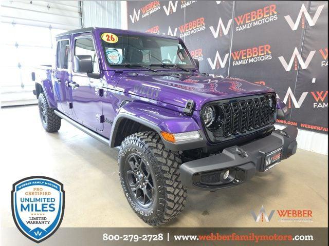 2026 Jeep Gladiator GLADIATOR WILLYS 4X4