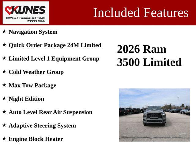2026 RAM Ram 3500 RAM 3500 LIMITED CREW CAB 4X4 8 BOX