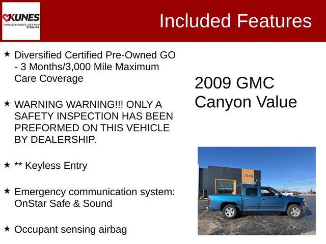 2009 GMC Canyon Value Package 2009 GMC Canyon Value Package