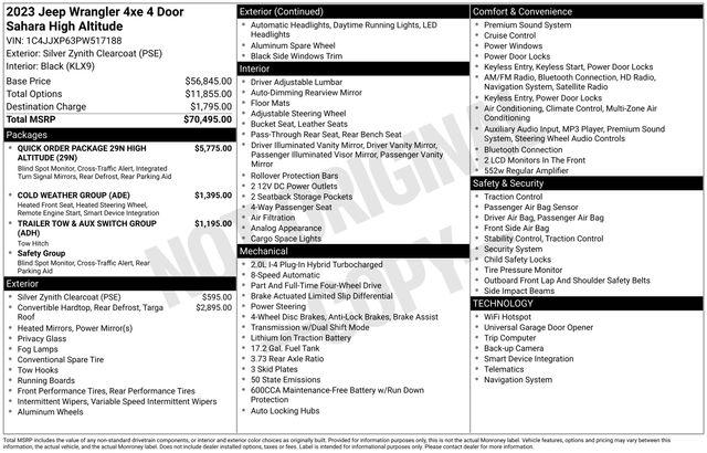 2023 Jeep Wrangler 4xe High Altitude 4x4