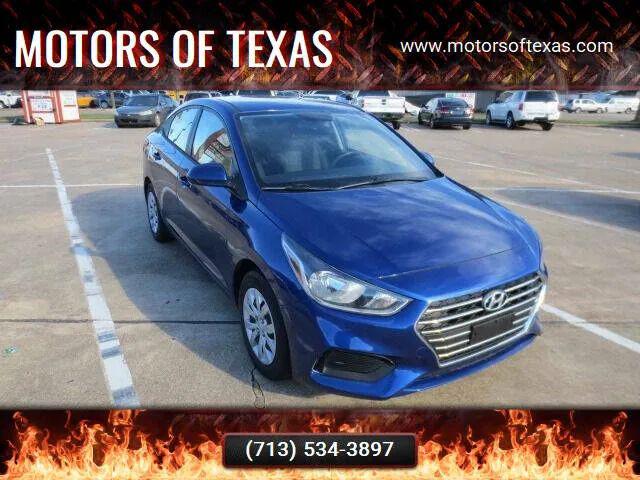 2019 Hyundai Accent SE for sale in Houston, TX