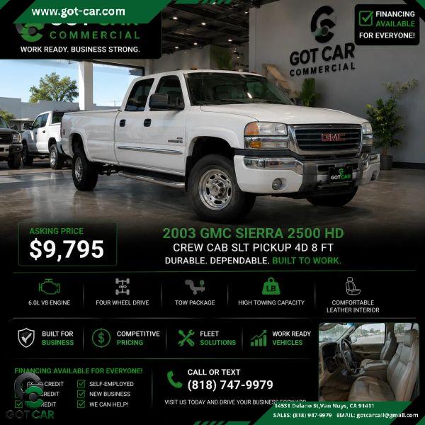 2003 GMC Sierra 2500HD SLT for sale in Van Nuys, CA