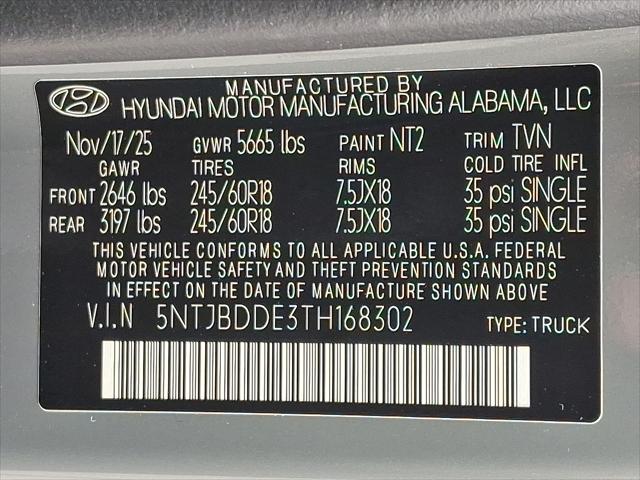 2026 Hyundai Santa Cruz SEL
