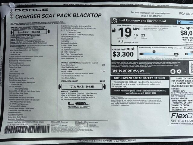2026 Dodge Charger Scat Pack 4-Door AWD