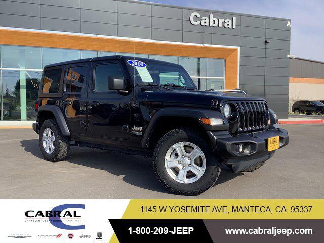 2018 Jeep Wrangler Unlimited Sport S 4x4 for sale in Manteca, CA
