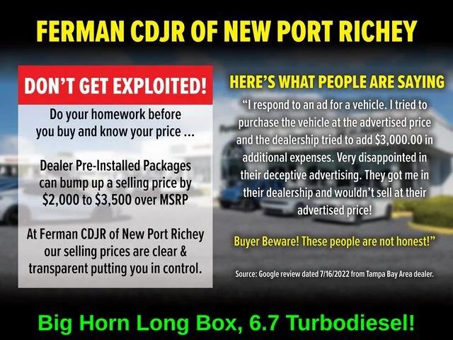 2024 Ram 3500 Big Horn Crew Cab 4x4 8' Box