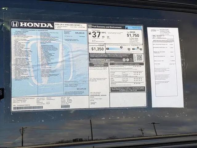 2026 Honda CR-V Hybrid AWD Sport-L
