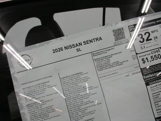 2026 Nissan Sentra SL