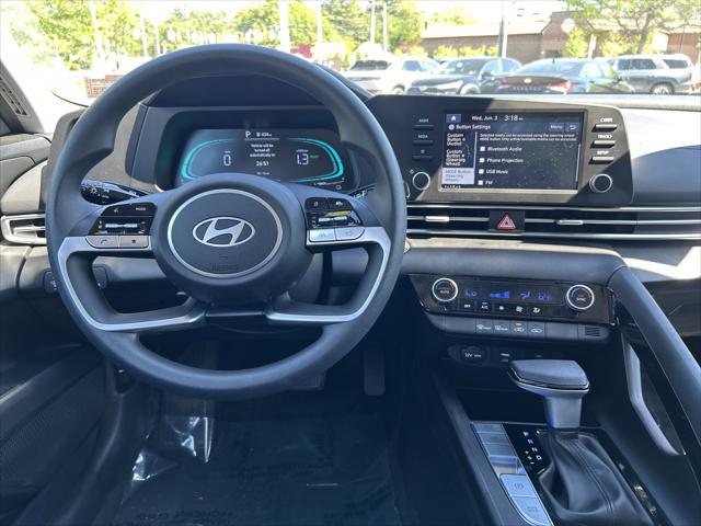 2026 Hyundai Elantra Hybrid Blue