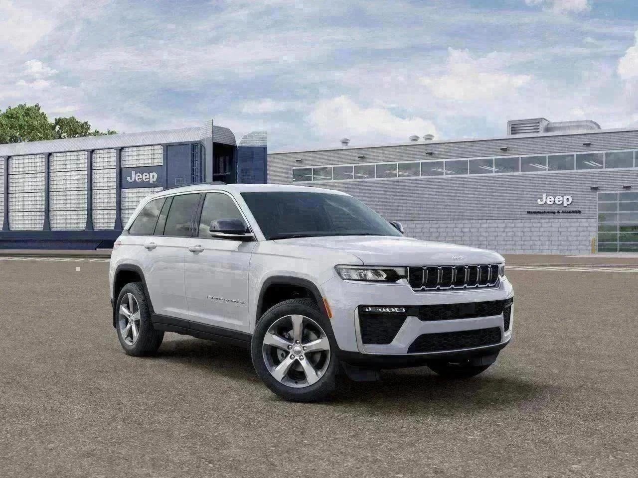 New 2026 Bright White Clear-Coat Exterior Paint Jeep Limited image 5