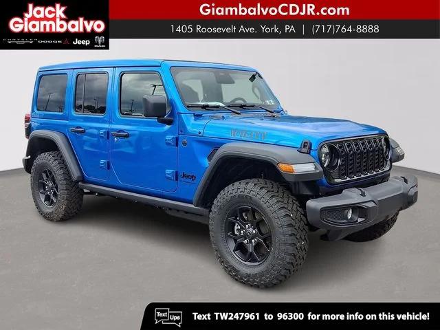2026 Jeep Wrangler 4-Door Willys 4x4 for sale in York, PA