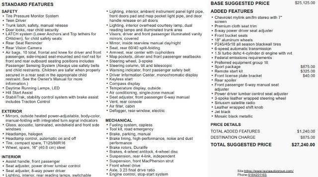 2017 Chevrolet Malibu 1LT