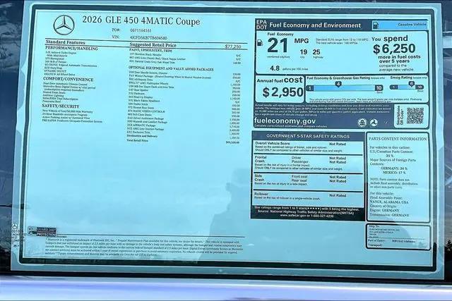 2026 Mercedes-Benz GLE 450 4MATIC