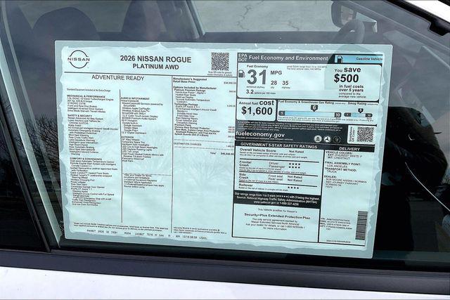 2026 Nissan Rogue Platinum