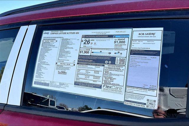 2026 Jeep Compass Latitude Altitude