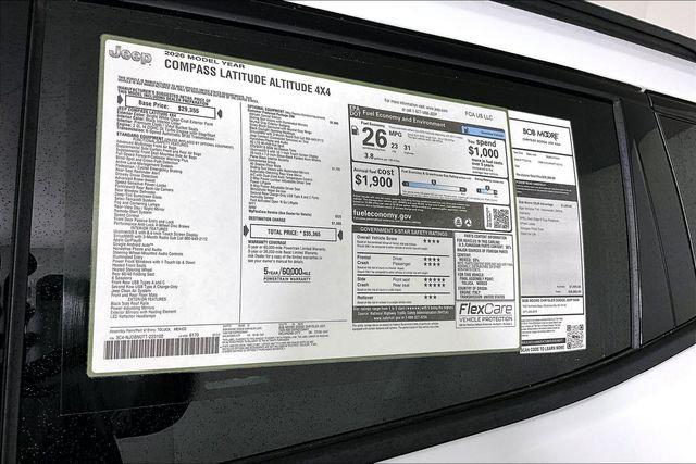 2026 Jeep Compass Latitude Altitude