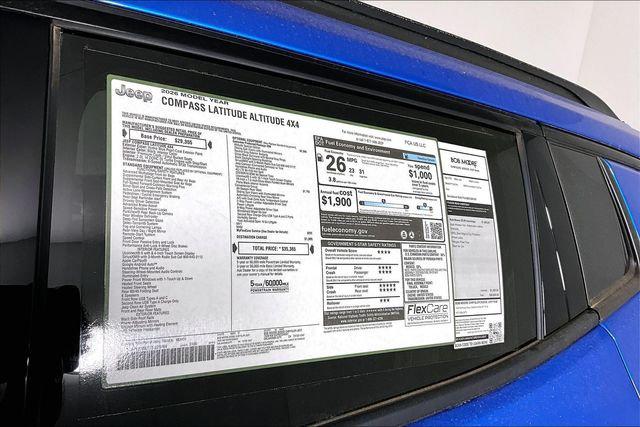 2026 Jeep Compass Latitude Altitude