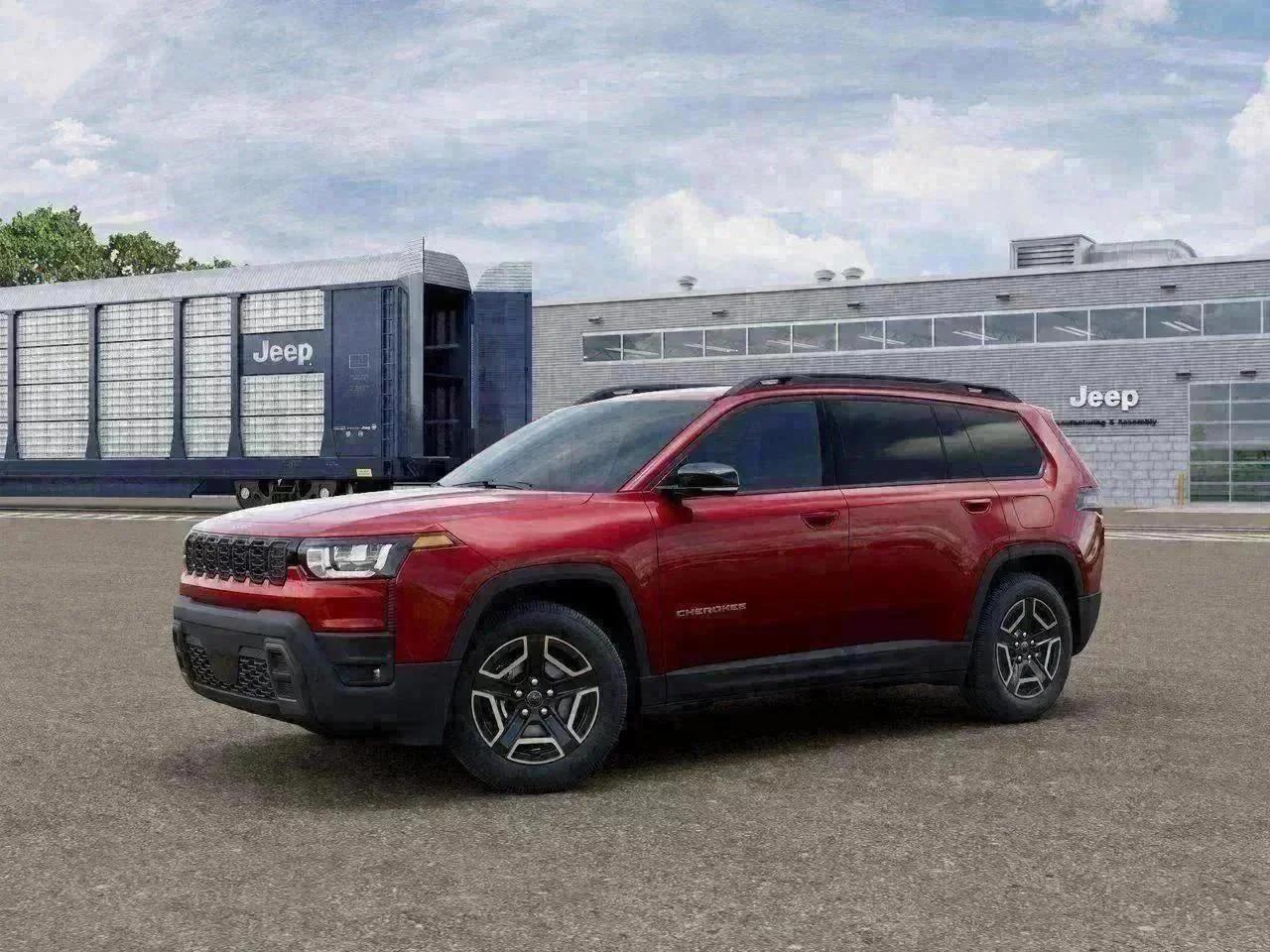 New 2026 Red Hot Pearl-Coat Exterior Paint Jeep Limited image 2