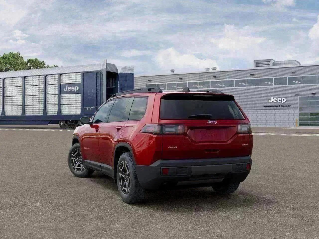 New 2026 Red Hot Pearl-Coat Exterior Paint Jeep Limited image 3