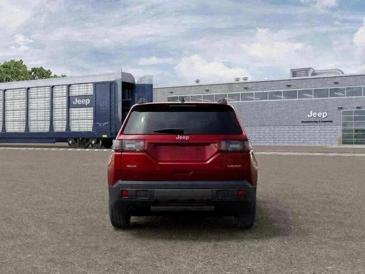 New 2026 Red Hot Pearl-Coat Exterior Paint Jeep Limited image 7