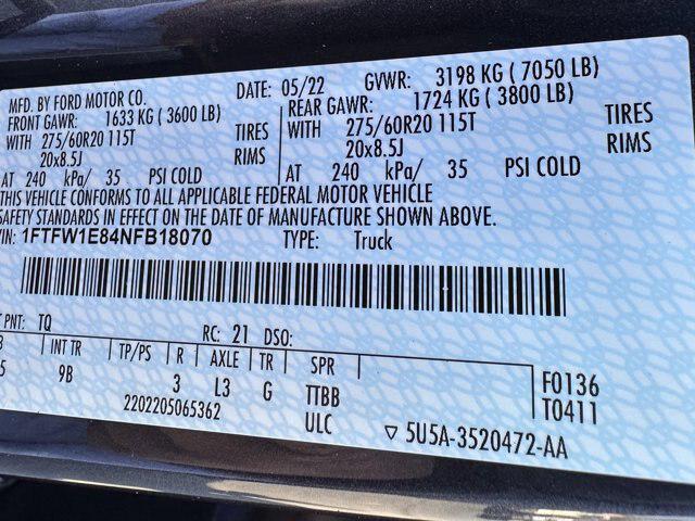 2022 Ford F-150 Platinum