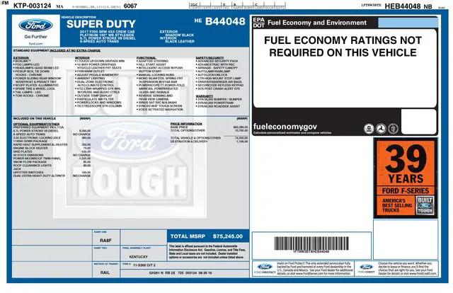 2017 Ford F-350 Platinum