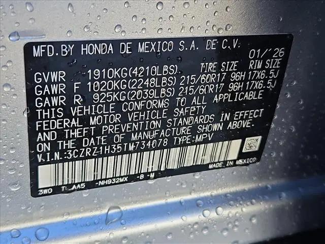 2026 Honda HR-V 2WD LX