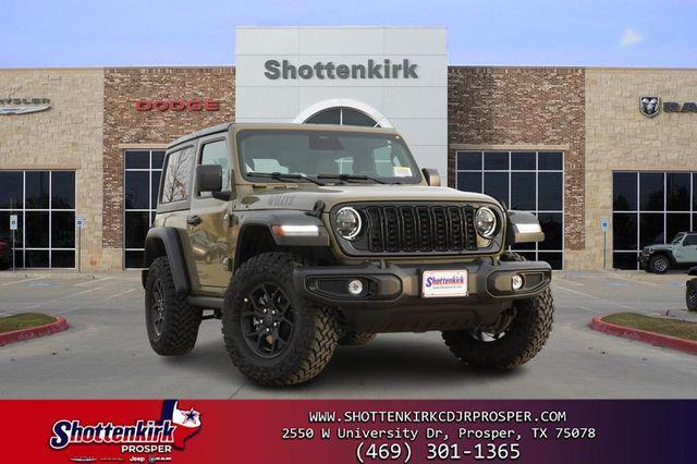 2026 Jeep Wrangler 2-Door Willys 4x4 for sale in Prosper, TX