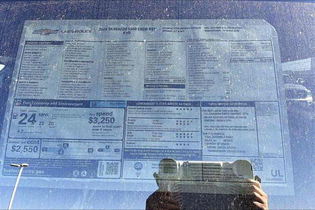 2025 Chevrolet Silverado 1500 4WD Crew Cab Short Bed RST