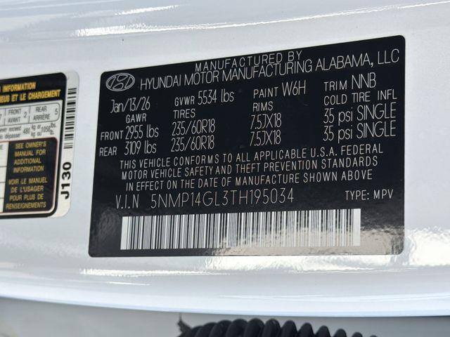 2026 Hyundai Santa Fe SE