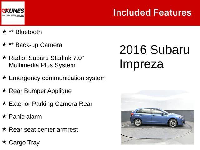 2016 Subaru Impreza 2.0i Limited