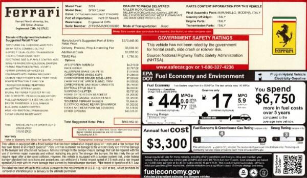 2024 Ferrari SF90 Spider 