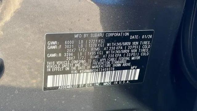 2026 Subaru Ascent Touring 7-Passenger