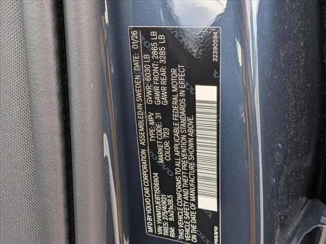 2026 Volvo XC90 Plus, B5 AWD Gas (mild hybrid), Gasoline, Bright, 6 Seats