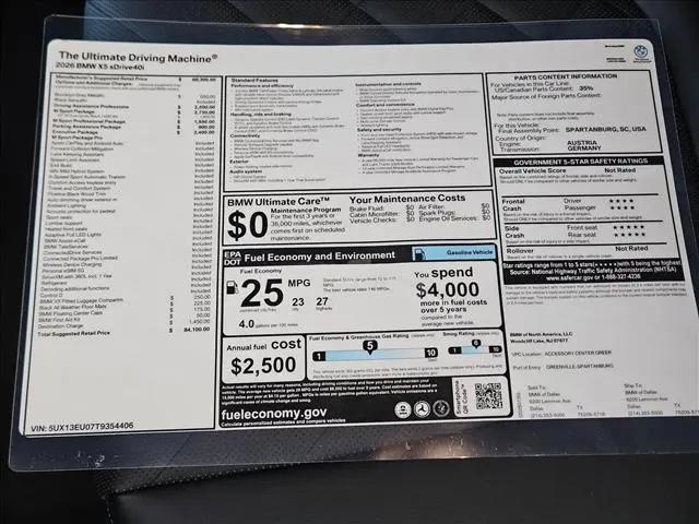 2026 BMW X5 sDrive40i