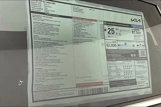 2026 Kia Seltos SX