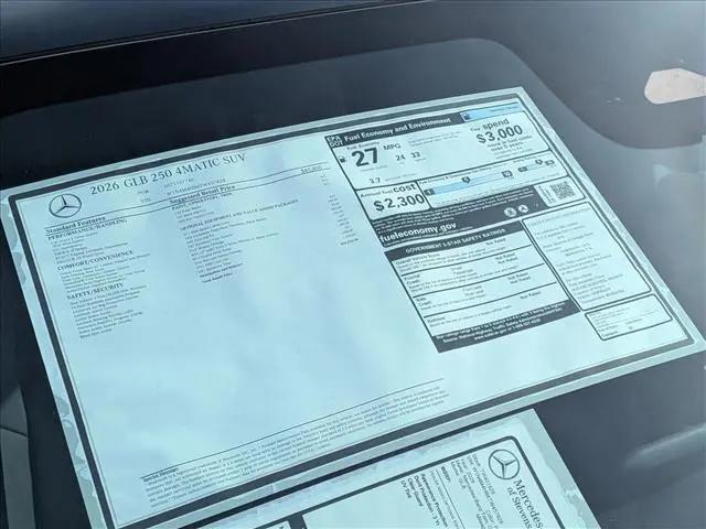 2026 Mercedes-Benz GLB 4MATIC