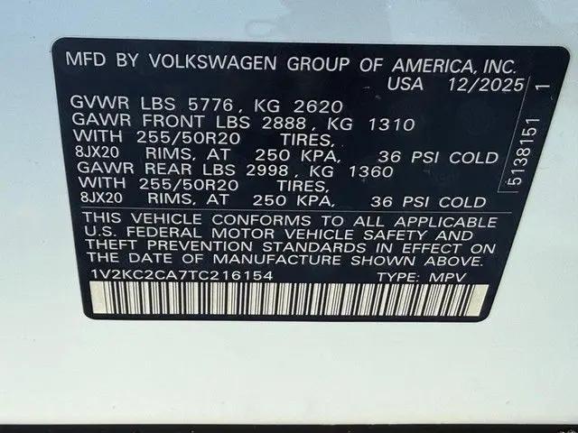 2026 Volkswagen Atlas Cross Sport SE with Technology