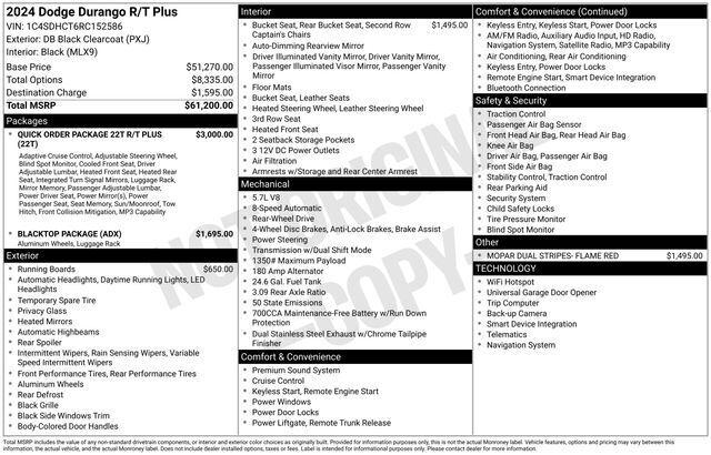 2024 Dodge Durango R/T Plus