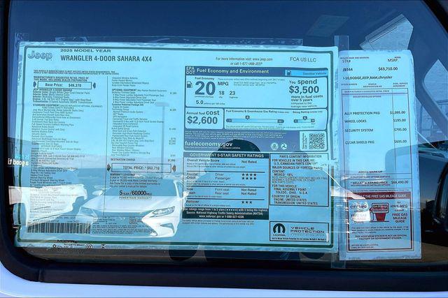 2025 Jeep Wrangler 4-Door Sahara 4x4