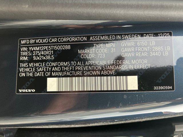 2026 Volvo XC90 Plus, B5 AWD Gas (mild hybrid), Gasoline, Bright, 7 Seats