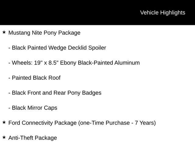 2026 Ford Mustang EcoBoost Premium Fastback