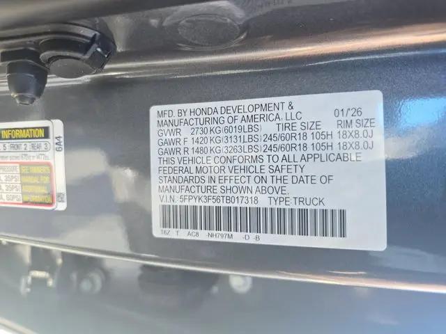 2026 Honda Ridgeline RTL
