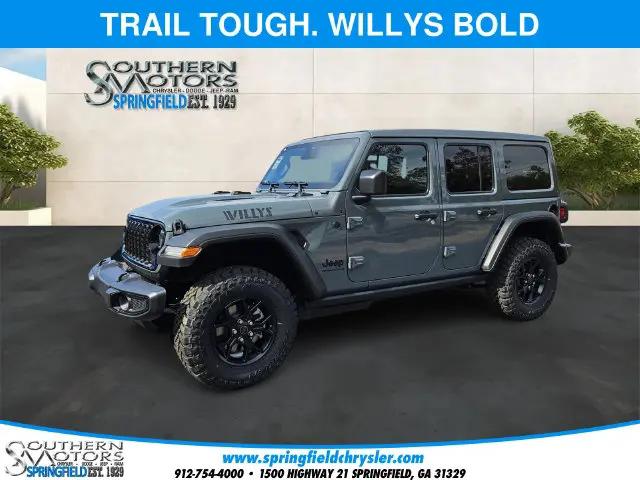 2026 Jeep Wrangler 4-Door Willys 4x4 for sale in Springfield, GA