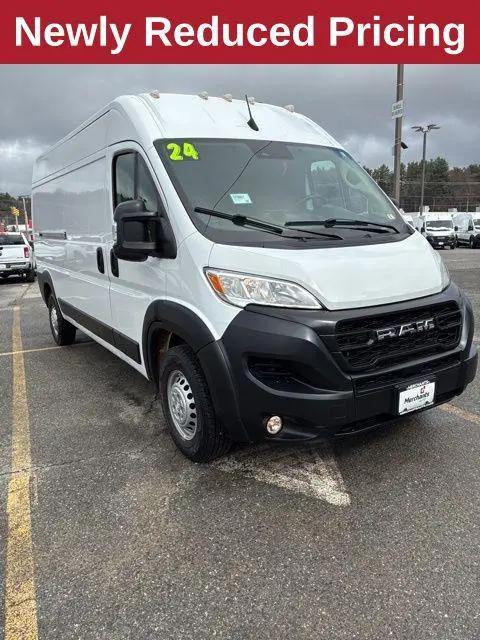 2024 Ram ProMaster 2500 Cargo Van Tradesman High Roof 159" WB w/Pass Seat for sale in Hooksett, NH