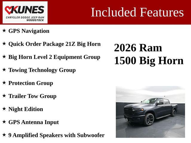 2026 RAM 1500 RAM 1500 BIG HORN CREW CAB 4X4 57 BOX