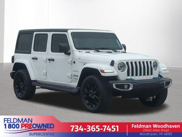 2022 Jeep Wrangler 4xe Unlimited Sahara 4x4 for sale in Woodhaven, MI