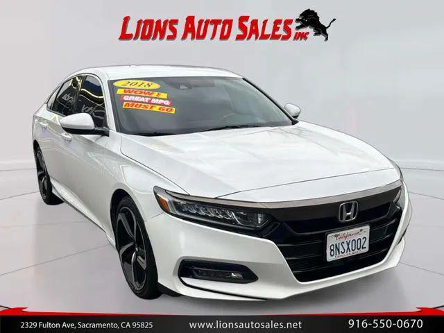 2018 Honda Accord Sport for sale in Sacramento, CA