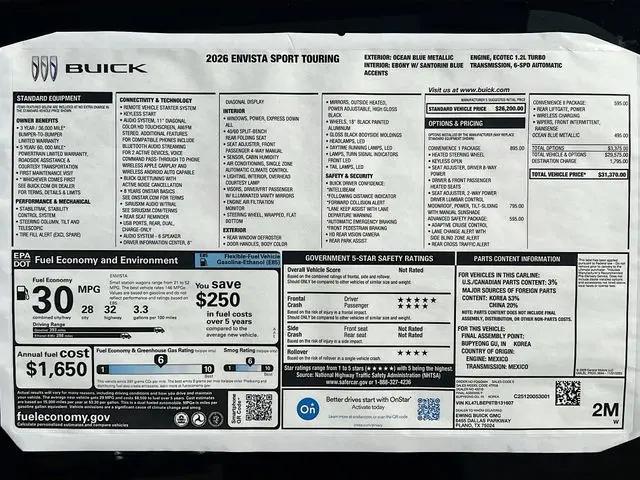 2026 Buick NV Sport Touring FWD