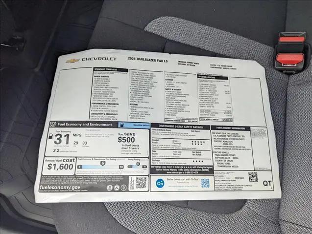 2026 Chevrolet TrailBlazer FWD LS